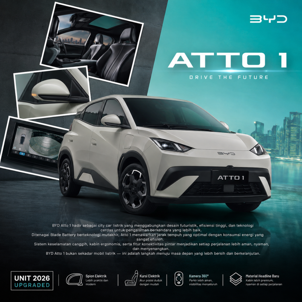 Dealer BYD Pasteur Bandung 2026
